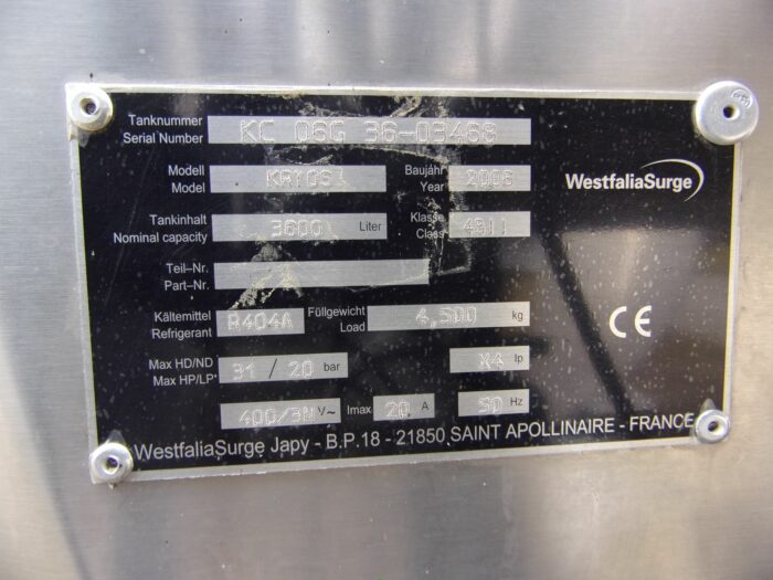 Alois Huber Landtechnik GmbH gebrauchter Milchkühltank